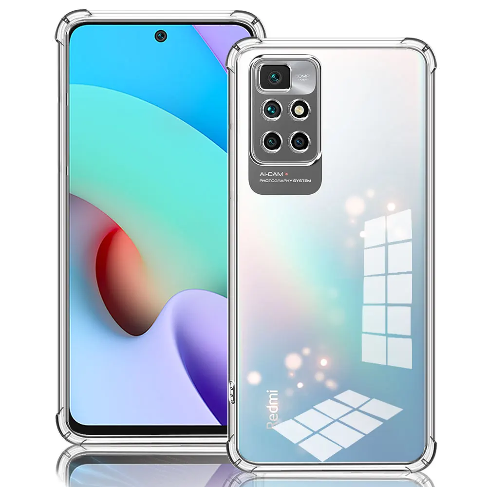 Shockproof Clear Silicone Phone Case with Airbag Protection