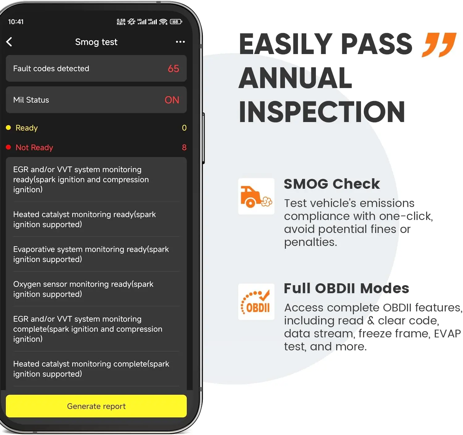 ANCEL Echo OBD2 OBD2 Automotive Scanner Bidirectional Oil EPB BMS Reset All System OBD 2 Car Diagnostic Tools for iOS Android 3