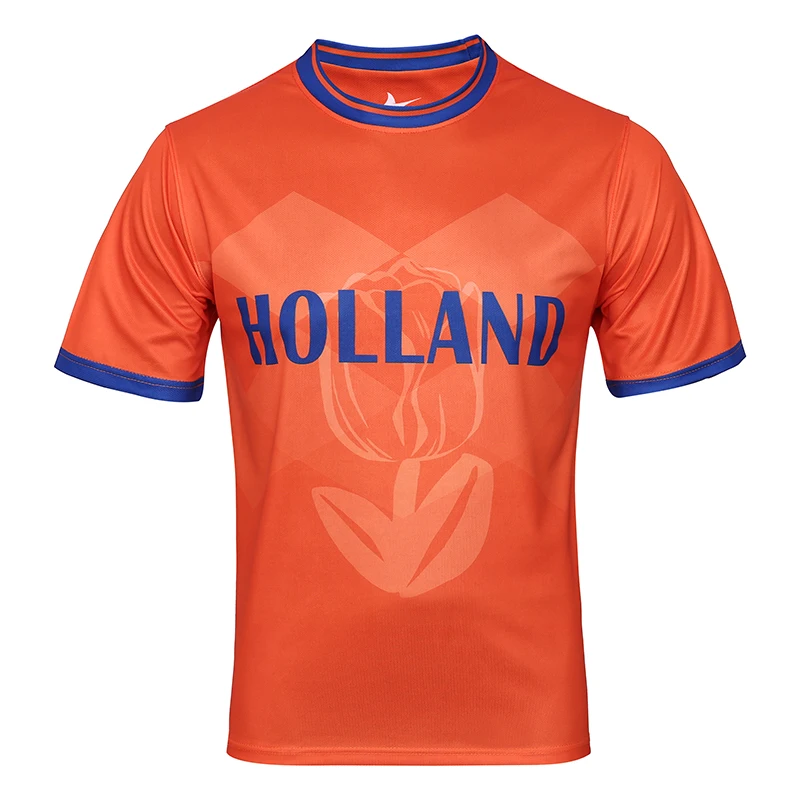 Men Soccer Jersey Netherlands Profession European Cup Holland Football Shirt American Football Jersey