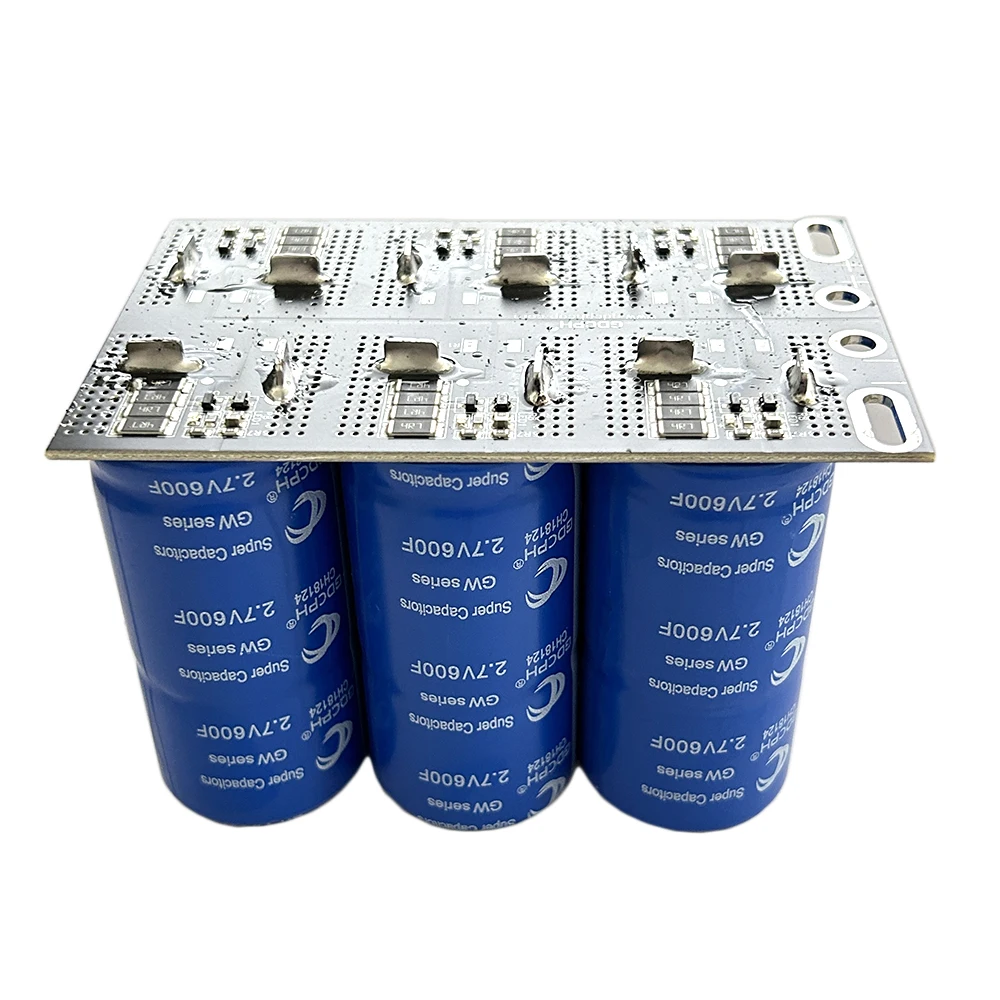Automotive Rectifier Module 1Set 16V100F 2.7V600F 6Pcs Connection Large Capacity High Current Balance Protection Plate