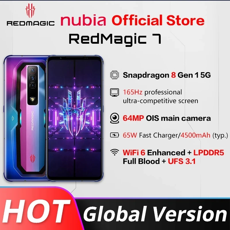 Nubia RedMagic 7 Pro 5G Dual Sim グローバル版