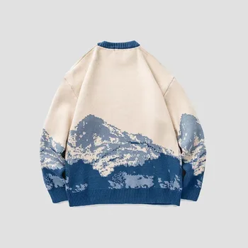 Snow Mountain Knitted Sweater 4