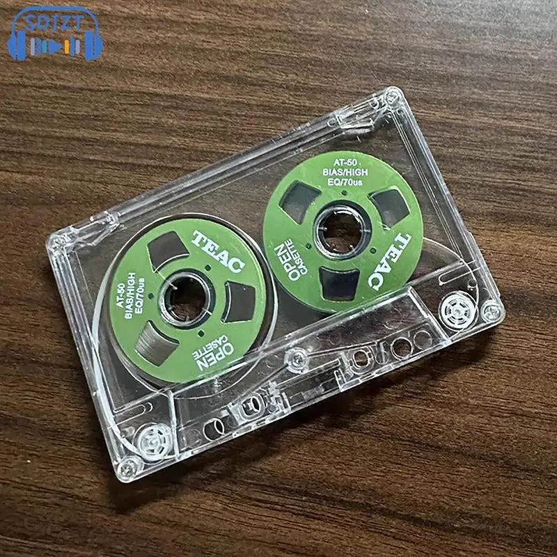 DIY Homemade Reel Reel Cassette Tape With Box Metal Mini Market Can Record  55 Minutes Empty Tape Blank Cassette Tape