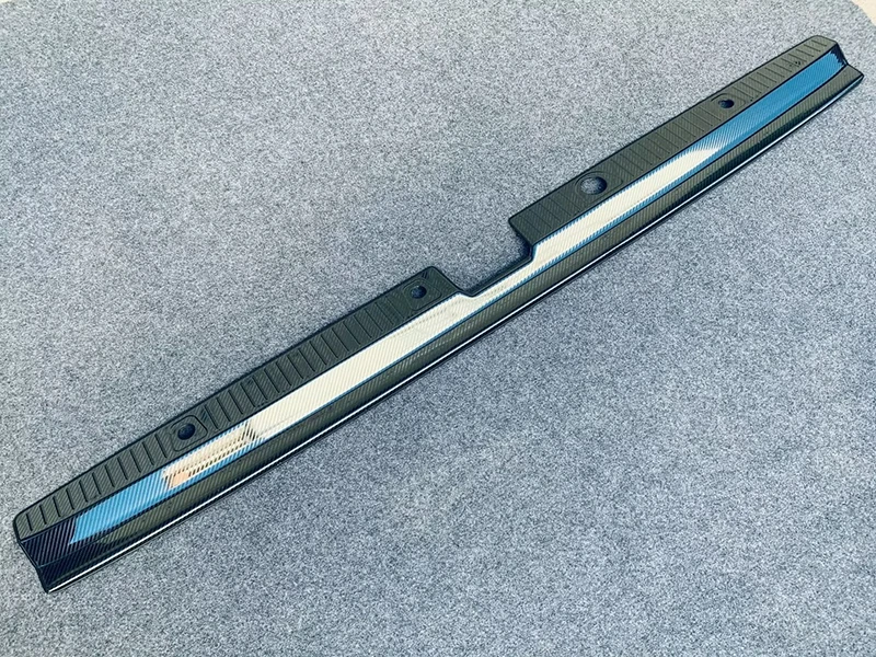 Stainless Steel Rear Bumper Protection Window Sill Outside Trunks Decorative Plate Pedal for Daihatsu ATRAI HIJET CARG