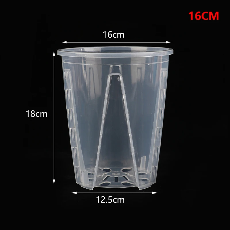 Large Capacity Transparent Cylindrical Plant Holder – Durable, Thickened, Anti-Deformation Design