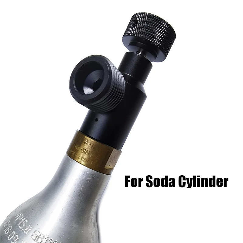 Soda Water CO2 Cylinder Refill Adapter Connector Gas Regulator