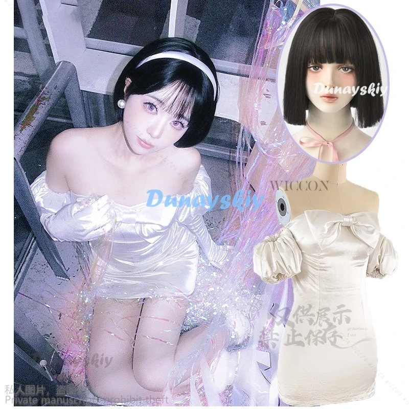 

Женский костюм Лолиты из аниме «инопланетянин», костюм для косплея на сцену, костюм на Хэллоуин, вечернее платье, парик индивидуального размера