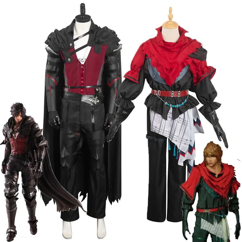 

FF16 Joshua Clive Rosfield Cosplay Fantasia Anime Game Final Fantasy XVI Costume Adult Men Boys Cosplay Halloween Carnival Suit