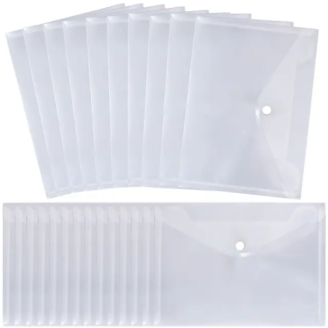 10-piece Set 7*9.4inch Clear Portable Transparent Plastic Storage Bag  Durable Craft Scrapbooking Dies & Stamp New Card Cover Hot - AliExpress