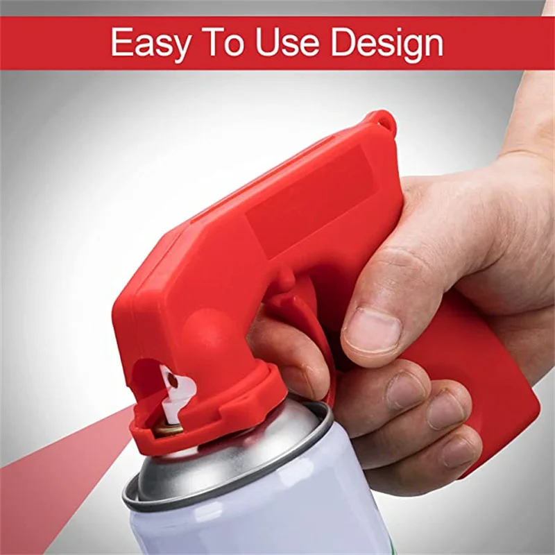 Car Spray Paint Gun Handle Spray Full Grip Lock Handle Trigger Polish Can Paint Maintenance Repair Tool Car Accessories