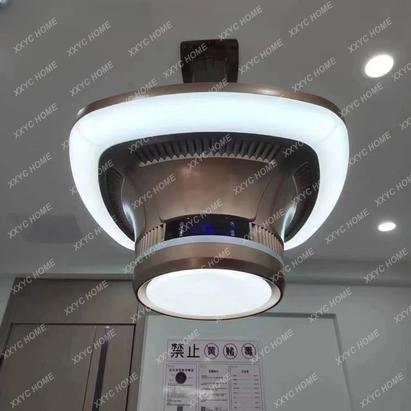 

Mahjong Machine Smoke Exhaust Lamp Outdoor Straight-Row Mahjong Hall Smoking
