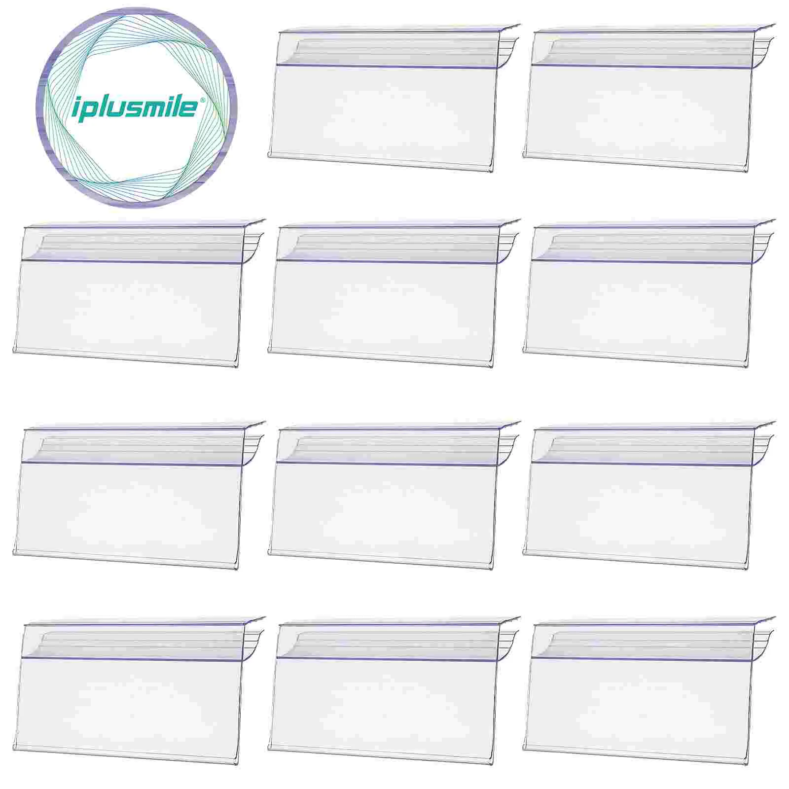 30Pcs Price Tag Display Holders Merchandise Labels Glass Supermarket Retail Shelf Card Slot Pharmacy Label Display Sidebar 5