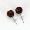 10 Pairs Sparkle Clay Rhinestone Ear Stud 10mm Crystal Pave Disco Ball Earrings 6