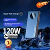 120W 200000mAh Power Bank Super Fast Charging Battery High Capacity Digital Display PowerBank For iPhone Samsung Huawei 6