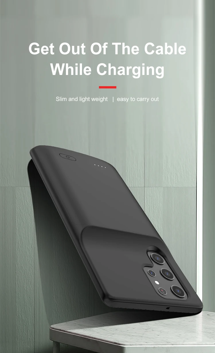 

Power Case For Samsung Galaxy Note 20 Ultra S21 S22 Plus Ultra S10e battery charger case charging PowerBank