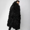 Men's Natural Sheepskin Coat Men Fur Coat Extra Long Full Skin Real Fur Jackets Luxury Mongolian Fur Coats 3