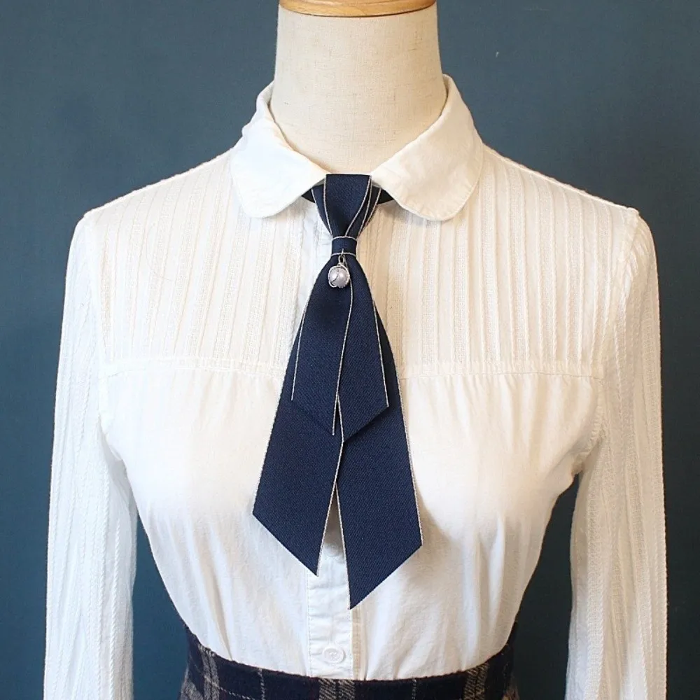 Unisex Vintage Stoff-Fliege mit Perlen, Verstellbare Britische Fliege, Handgefertigte Halsdekoration, Hemdkragen-Krawatte – Detail 9