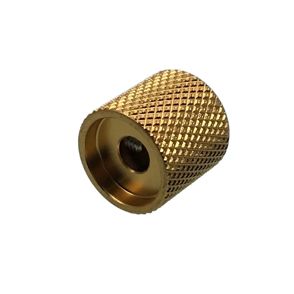 1PCS Guitar Knobs Aluminum Alloy Potentiometer Control Knob Volume Audio Electric Guitar Bass Knob Screw Type 18 x 18mm (d*h)
