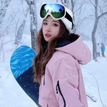 Women Men Ski Goggles Winter Snow Ski Anti-Fogging Goggles Over Glasses Cold Weather Eye Protection Outdoor Sports Adult Youth 4