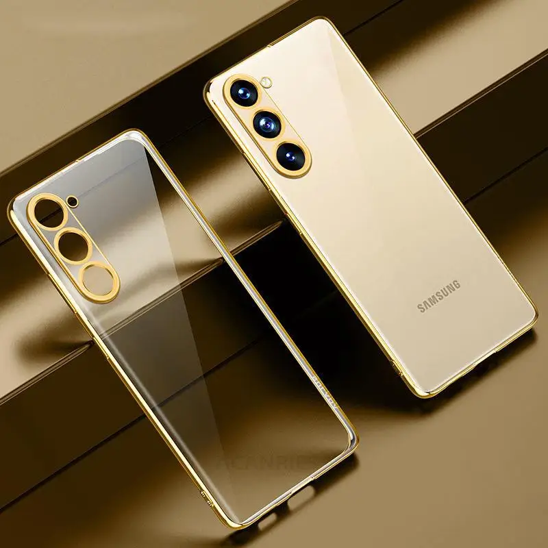 Luxury Transparent Plating TPU Case