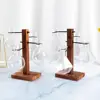 Plant Hangers with Vases Hydroponic Flower Holder Glass Vase Terrarium Kit for Indoor Plants Propagation Station for House 3