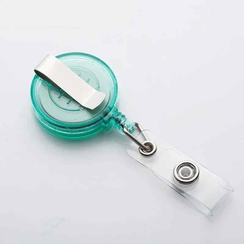 Women Student Card Holder Credit Card Cover Case Pouch Creative Transparent Retractable Nurse Badge Doctor ID Card Holder Clip Badge
