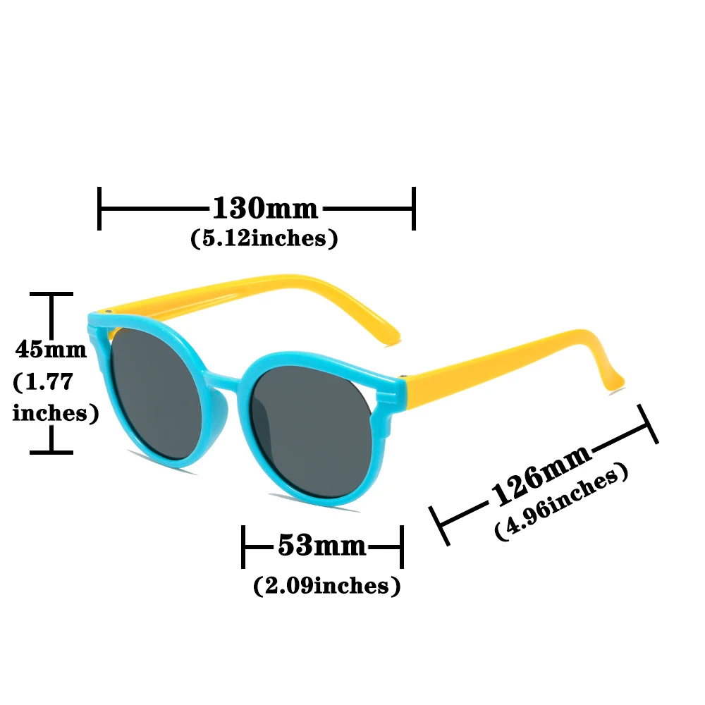 Children Boys Girls Cute Color round Sunglasses Kids Vintage Protection Classic cat eye sun glasses kids sunglasses children sunglasses