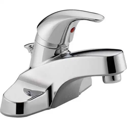 Handle Bathroom Faucet in Chrome P136LF 1 12 dollhouse bathroom miniature faucet alloy bathroom bath shower faucet