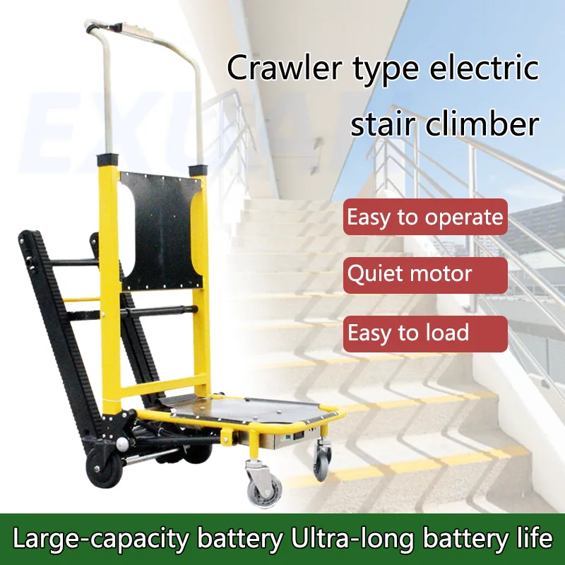 

Crawler Electric Stair Climber 150kg Up And Down Stairs Stair Climbing Machine With Battery Heavy Goods Handling Machine