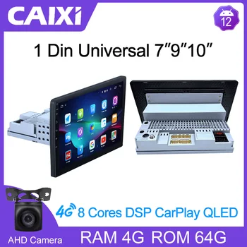 CAIXI 7 ''9'' 10 '' 8Core Android 1Din Multimediale per auto CarPlay Navigazione universale GPS 1 DIN Unità principale Auto Radio Audio Stereo dvd