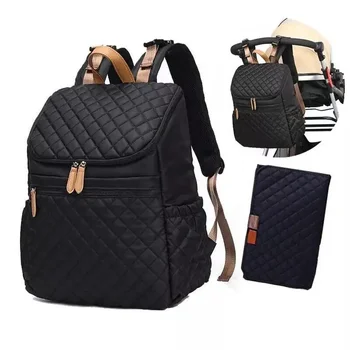 Fashion New Baby Diaper Bag Backpack Multifunctional Diaper Bag Organizer with Thermal Milk Bottle Bag Baby Bags for Mom 1