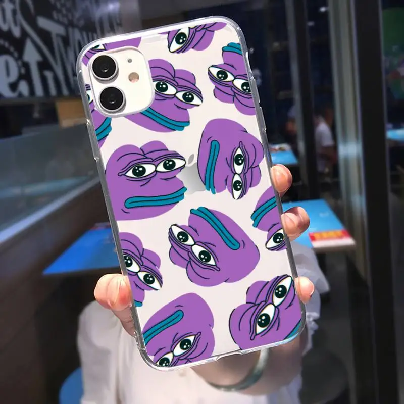 Pink Sad Pepe Frog iPhone SE (2020) Case