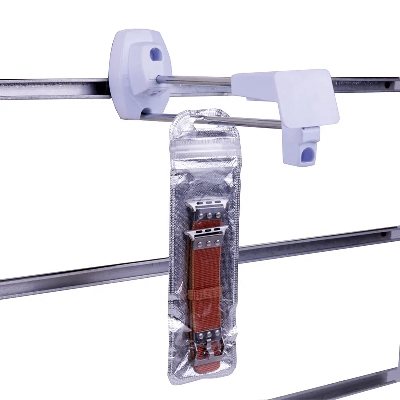 

(100 Pcs/Pack ) STK-180 Magnetic Detacher Included EAS Anti Theft Security Wall-mounted Slatwall Display Hook