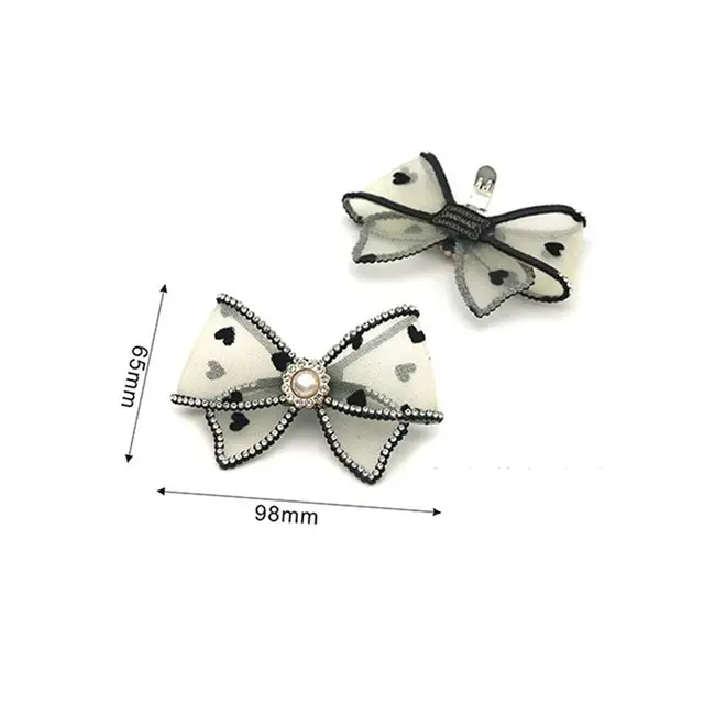 2 Spille Per Scarpe Con Fiocco E Strass Argento - Decorazioni Rimovibili Per Tacchi Alti, Scarpe Da Sposa E Feste - Foto 2