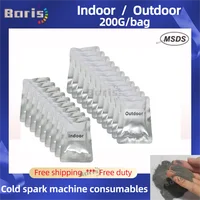 1-100Bag Ti Powder Cold Spark Machine Fountain Sparkular Machine Consumable 200g100g Indoor Outdoor Dust 600W 700W Spark Machine 1