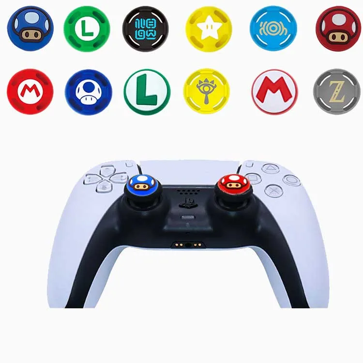 

Super Mario PS5/XBOX Joystick Hat Switch Pro Game Silicone Hat PS4 Game Universal Handle KeyProtection Hat