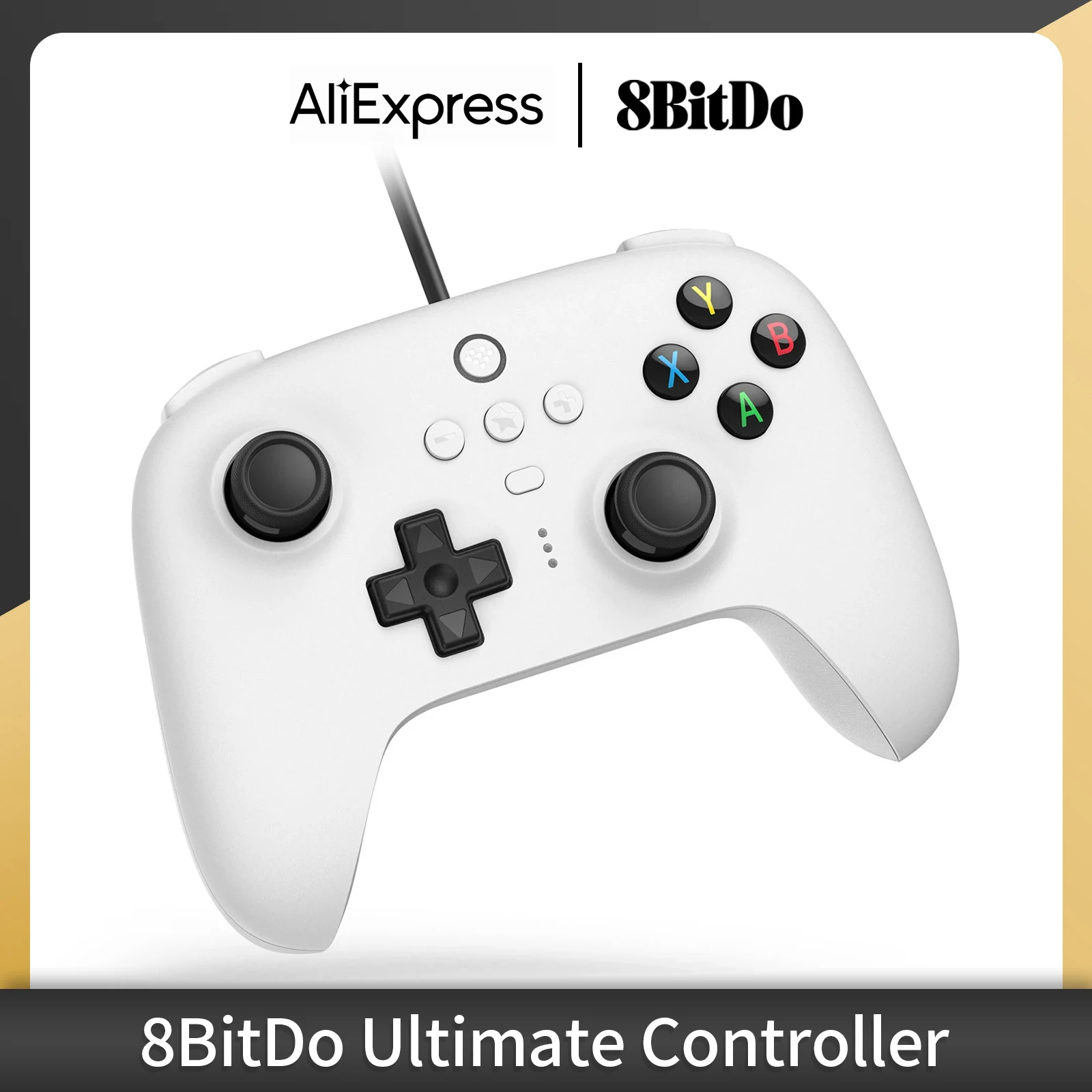 

8bitdo Ultimate контроллер проводной USB геймпад с джойстиком совместимый с переключателем Windows PC Steam игровые аксессуары