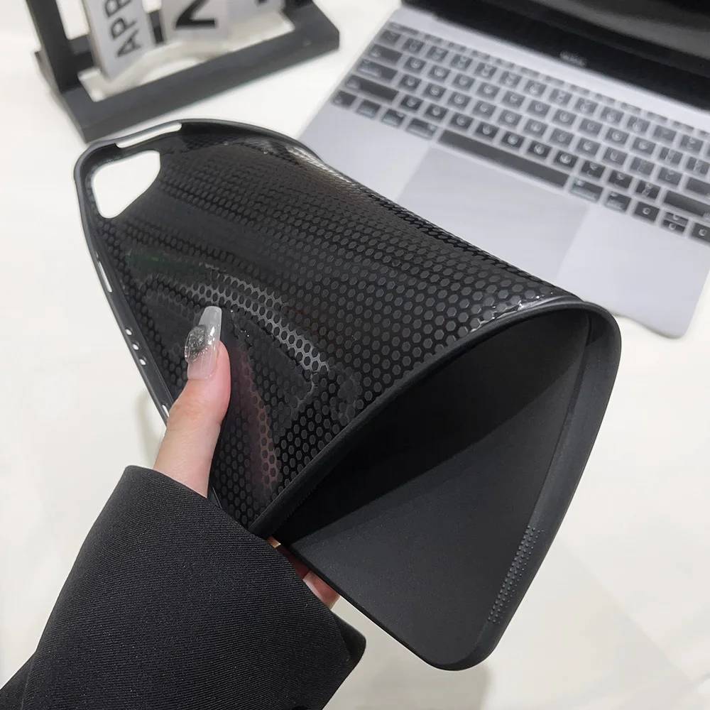 Retro American Kawaii Cat Matte Painted Rectangular Shell