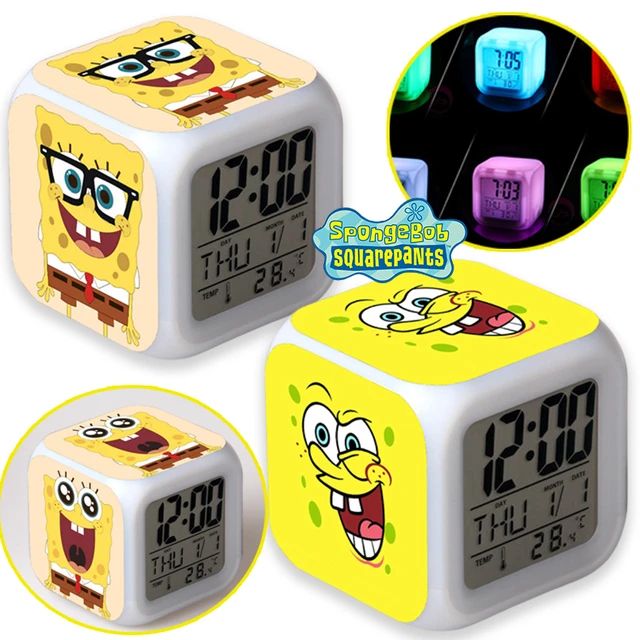 Led Alarm Clock Spongebob