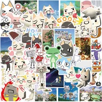 50PCS Cartoon Toro Inoue Cat Stickers Cute Decals DIY Bike Travel Luggage Guitar Laptop Waterproof Graffiti Sticker Kids Toy 2