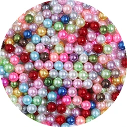 Colorful Imitation Pearl Beads for DIY Crafts and Decorations (Random mix color)
