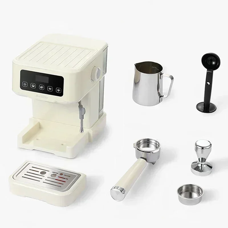 Barsetto Semi-automatic Coffee Machine 15bar Home Use Touch Screen Espresso Machine for Milk Frother