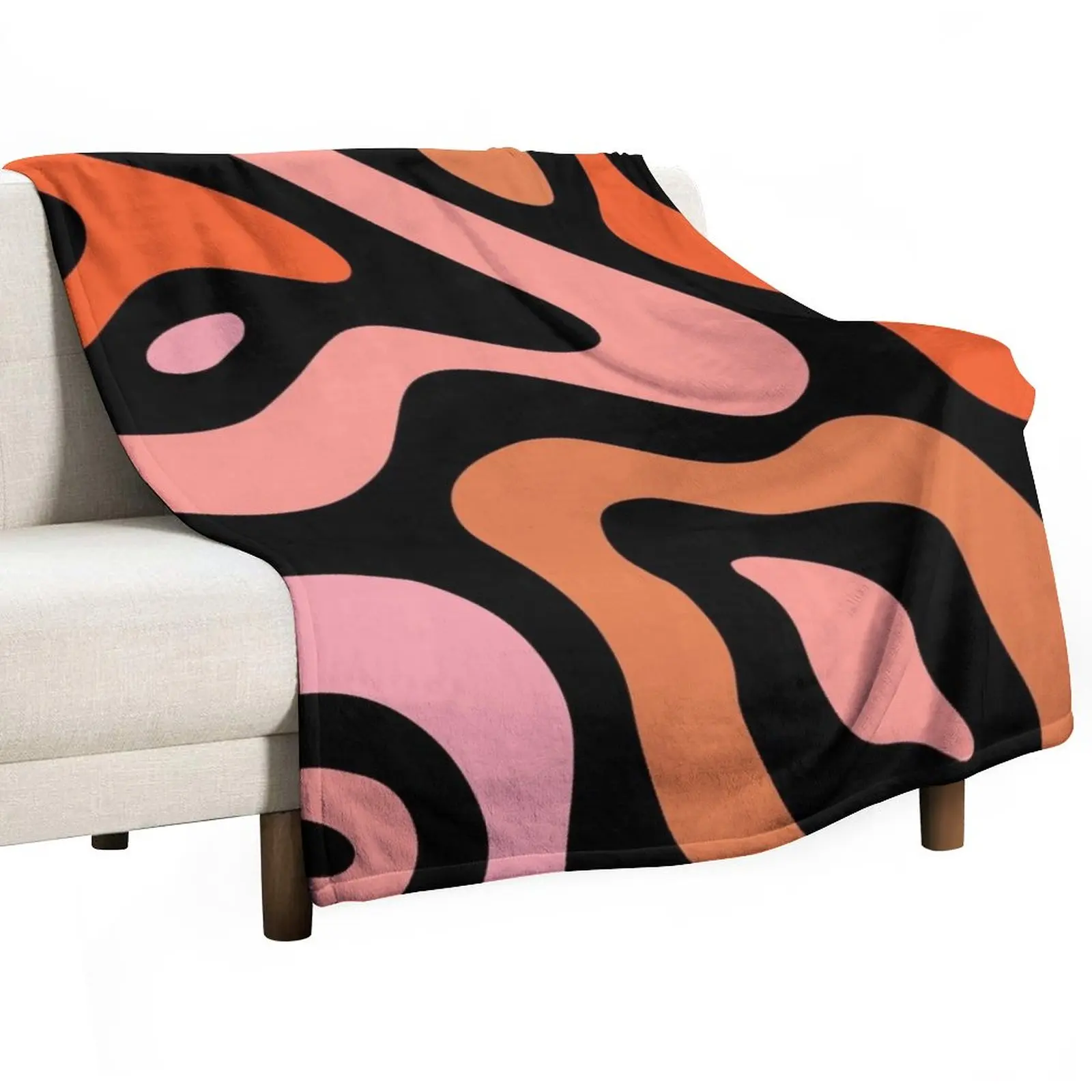 

New Abstract line art doodle Throw Blanket Thermal Blankets For Travel Baby Blanket Thermal Blanket