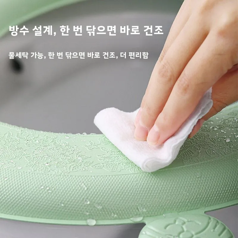 방수 변기 시트 커버 패드 일회용 미끄럼 방지 범용 사계절 변기 링 보호 커버 청소가 용이 가정용