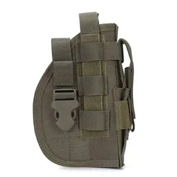 Enhanced Tactical Universal Pistol Holster with Magazine Pouch (Army green)