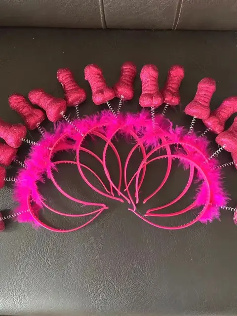 Hen Party Decorations Plastic Headband Tiara 4