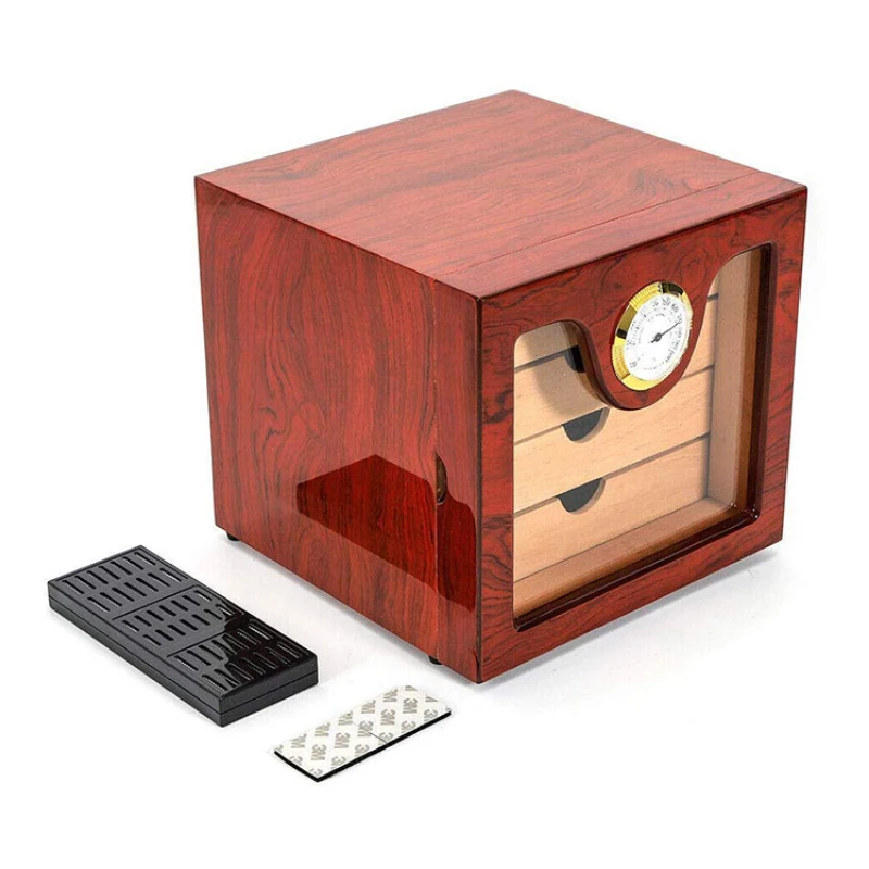 

Коробка для сигар, Коробка Для Хранения Сигар с 4 ящиками, коробка для хранения, деревянная коробка, герметичный чехол для сигарет