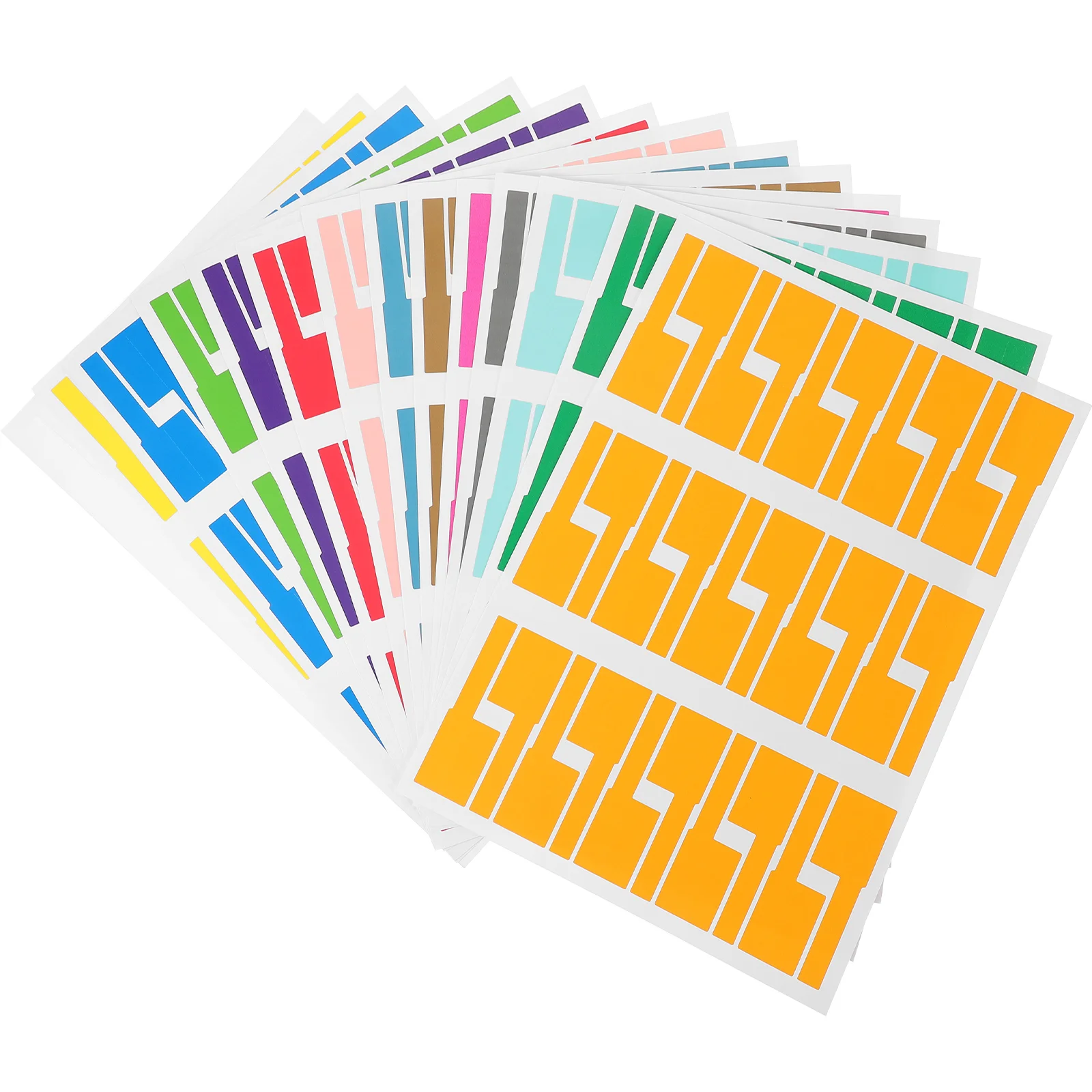

420 A4 Color Self-adhesive Waterproof and Tear-resistant Network Cable Knife Type P-type Label Paper