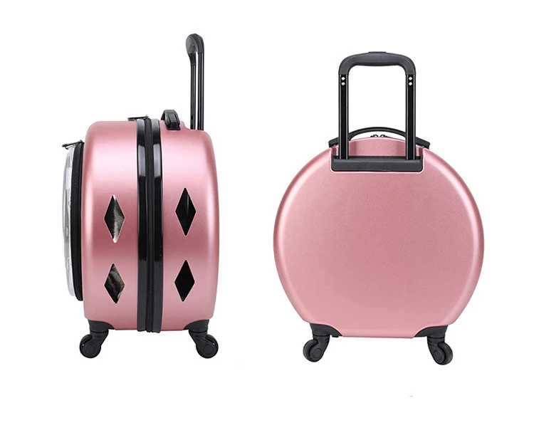 Title 18, Dog Cat Trolley Suitcase Luggage with Wheels Ca...