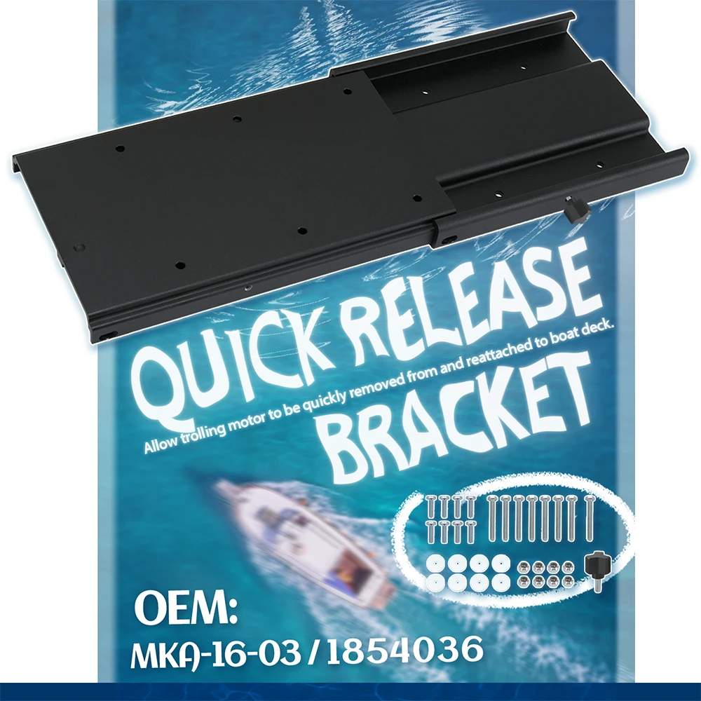For MINN KOTA MKA 16-03 Quick Release Trolling Motor Bracket 1854035 1854036
